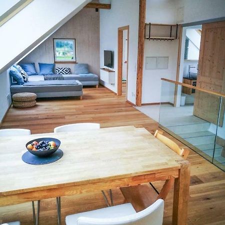 Ferienwohnung Abersee Bagian luar foto