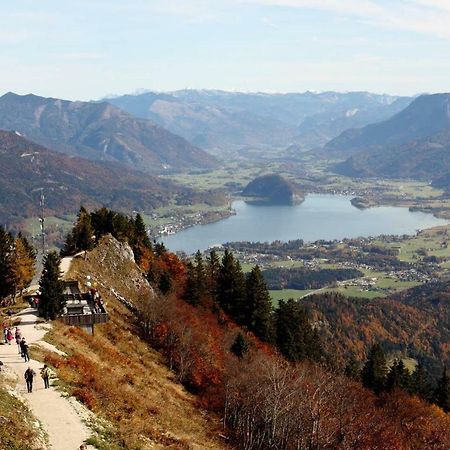 Ferienwohnung Abersee Bagian luar foto