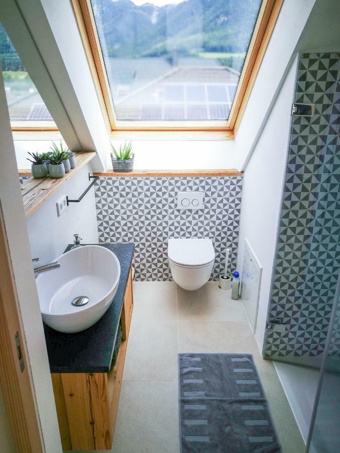 Ferienwohnung Abersee Bagian luar foto