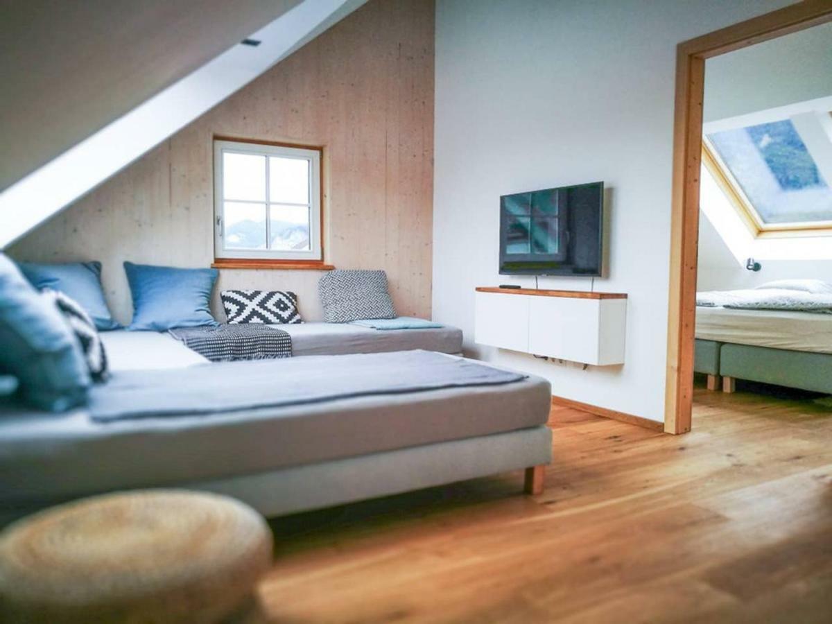 Ferienwohnung Abersee Bagian luar foto