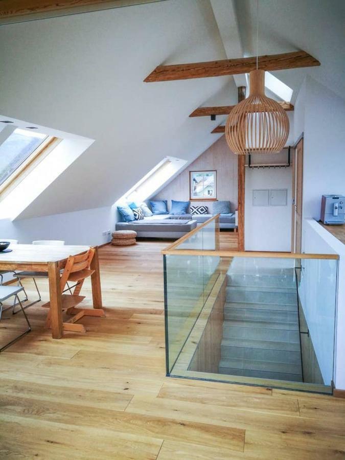 Ferienwohnung Abersee Bagian luar foto