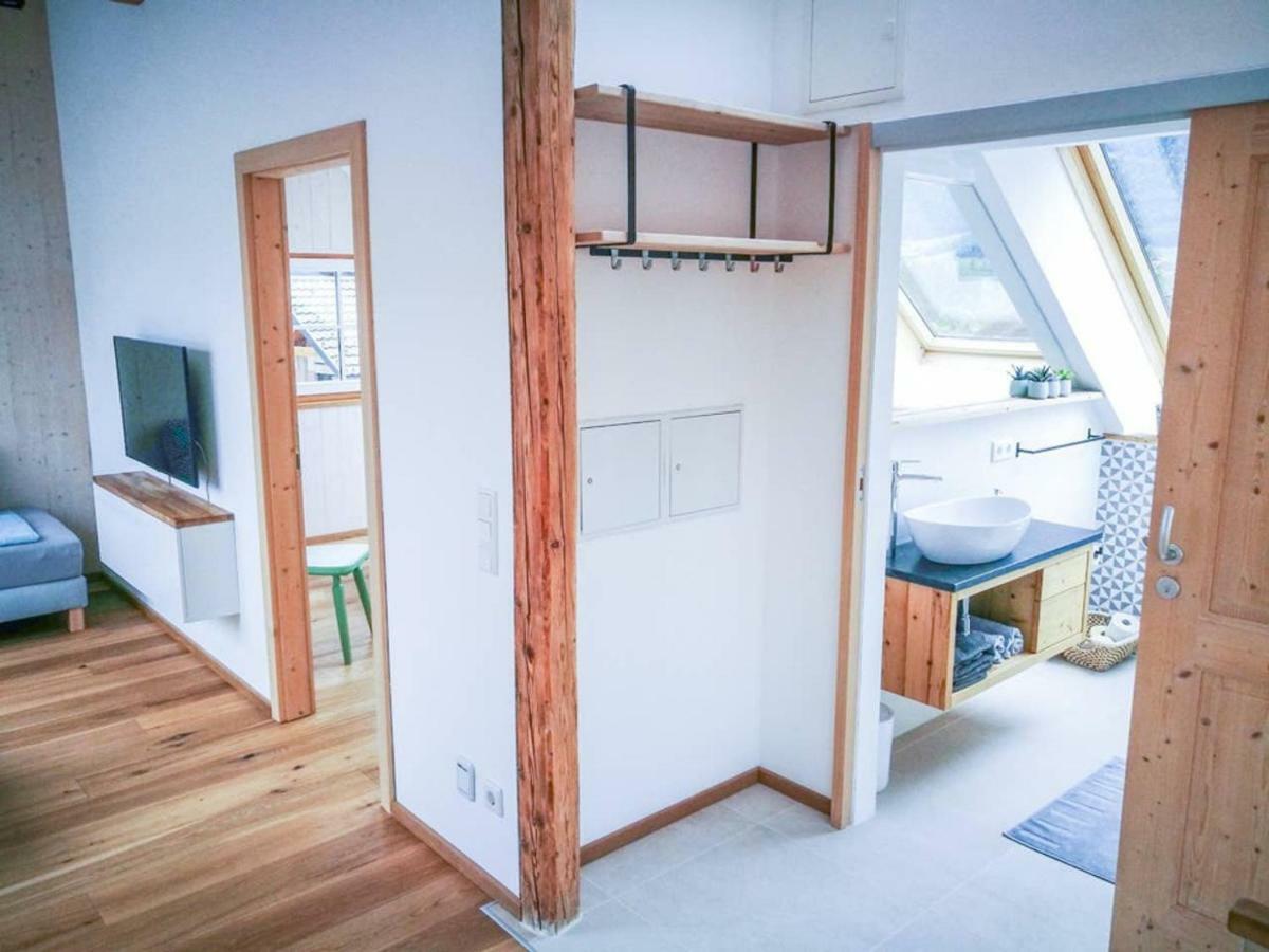 Ferienwohnung Abersee Bagian luar foto