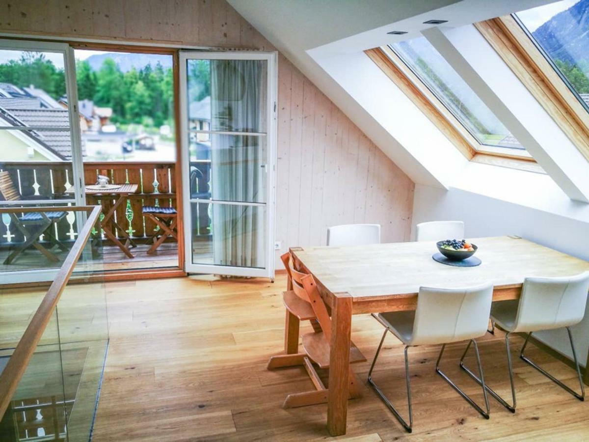 Ferienwohnung Abersee Bagian luar foto