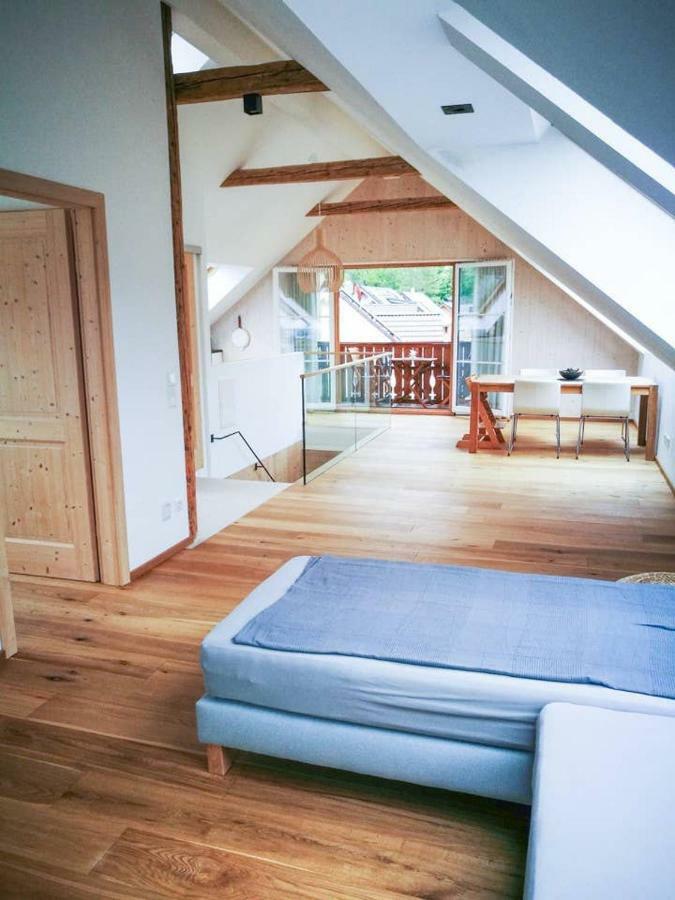 Ferienwohnung Abersee Bagian luar foto