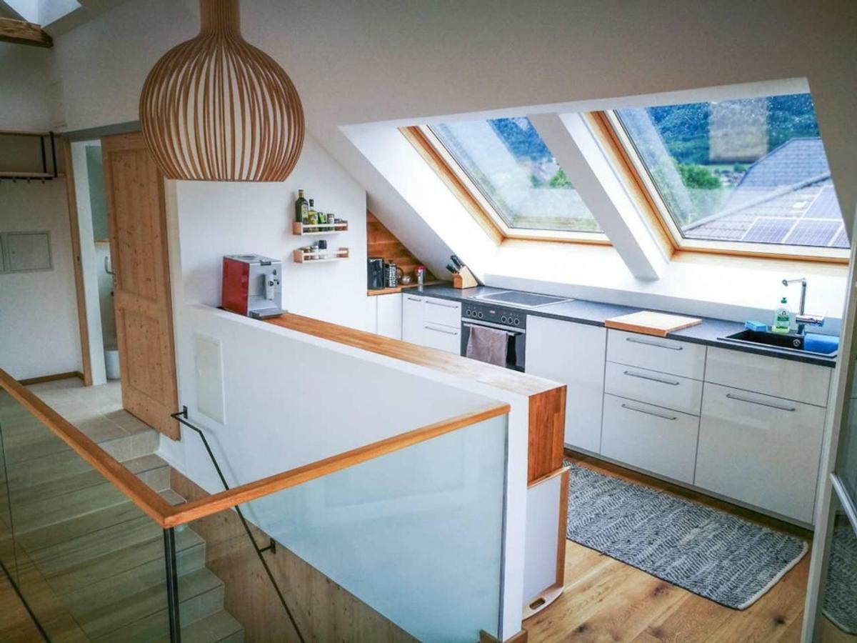 Ferienwohnung Abersee Bagian luar foto